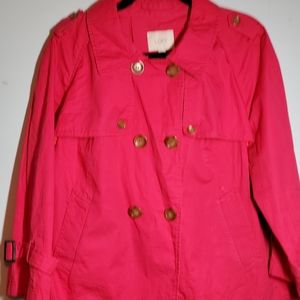 Loft red jacket used xl.
